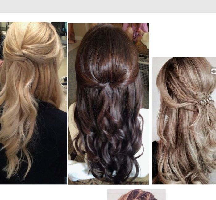 Anyone else wearing their hair down for their wedding? Inspiration Pics... 10