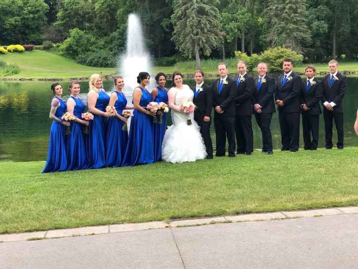 so obsessed with the blue dresses