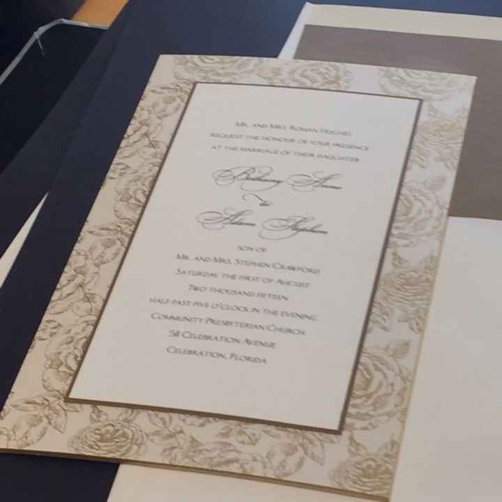 Invitation Advice - 1