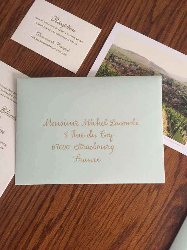 Bi-lingual wedding - invitations ready!!