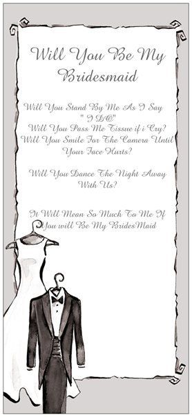 "Will You Be My Bridesmaid?" Ideas