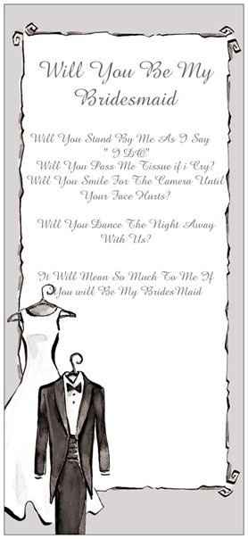 "Will You Be My Bridesmaid?" Ideas
