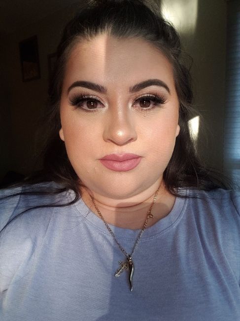 i had my makeup trial last night and 2