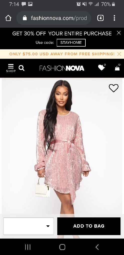 Rehearsal Dinner Dress - 1