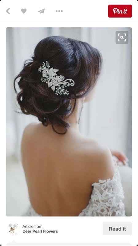 Wedding hair clip