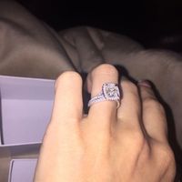 Ladies with halo rings, show me your straight wedding bands!