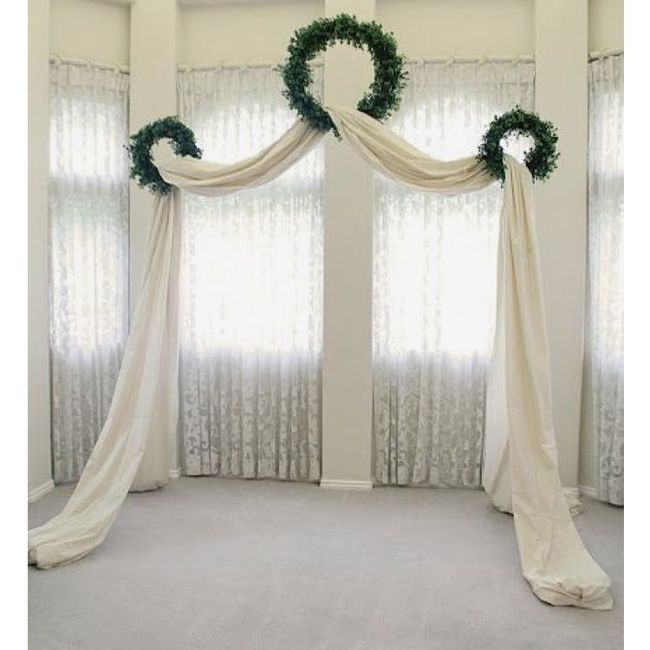 Ceremony backdrop inspo