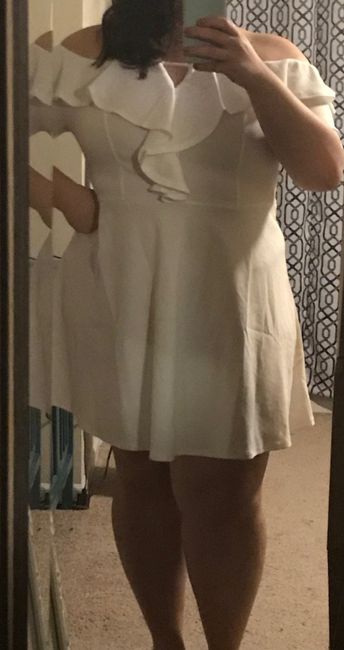 Plus Size Bridal Shower/rehearsal Dinner/brunch Dresses 1