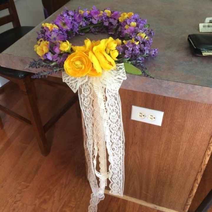 Flower crown is finished!!!