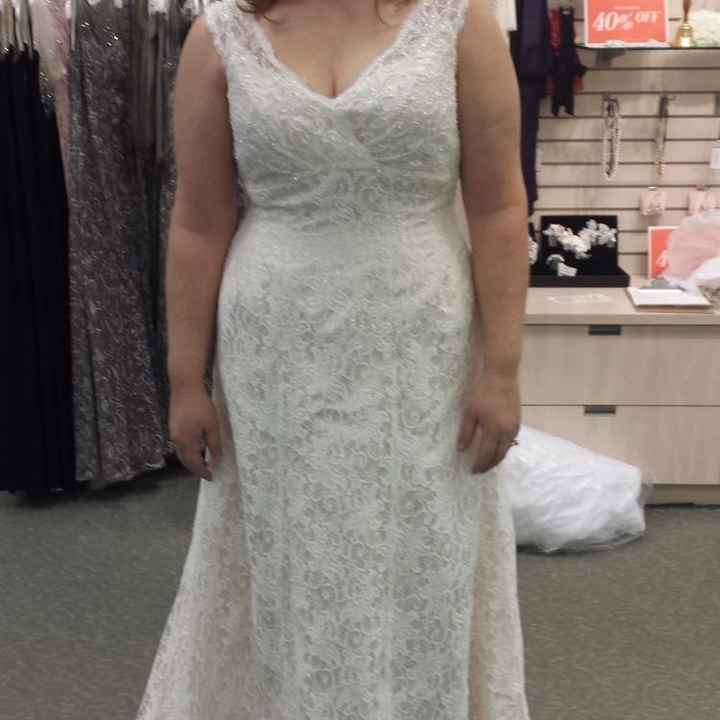 My dress is in...now I want to see yours!