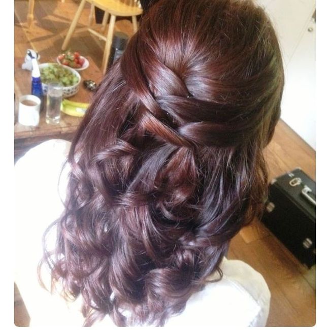 wedding hair