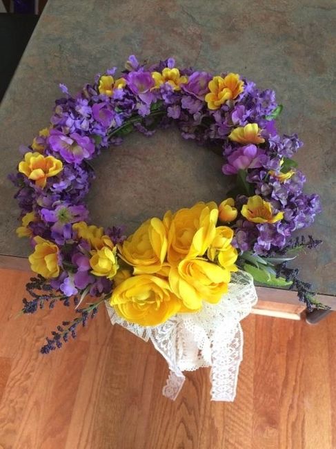Flower crown is finished!!!
