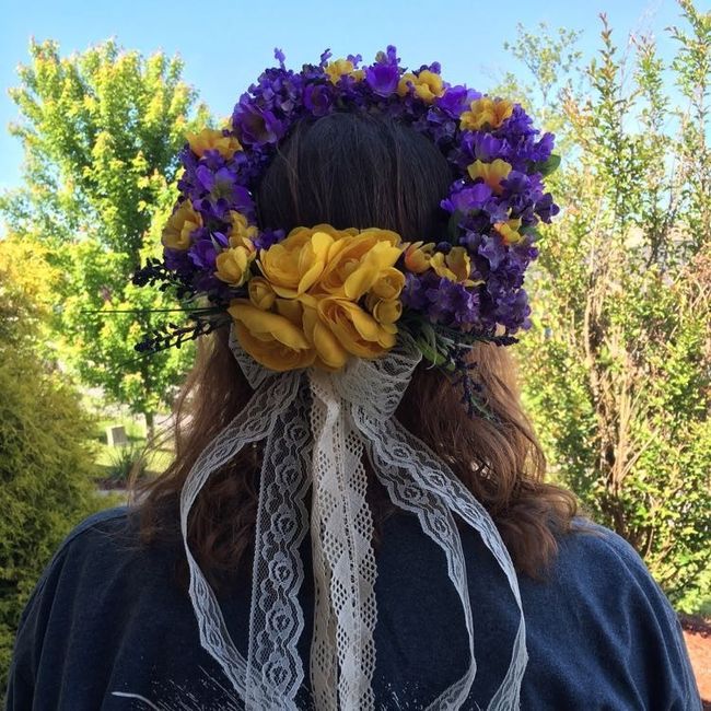 Flower crown is finished!!!