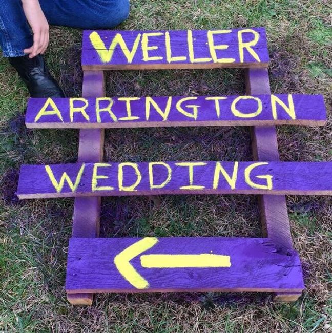 wedding sign