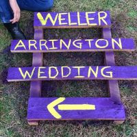 wedding sign