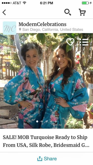 PSA- robes for getting ready -etsy