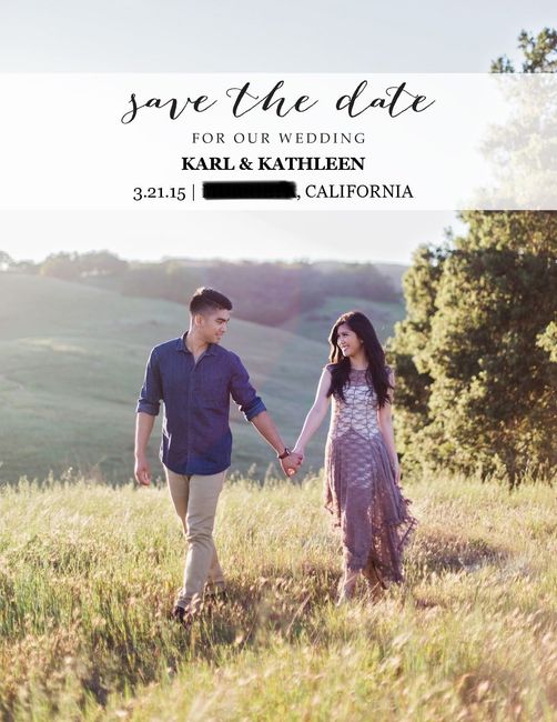 Show me your Save the Dates!