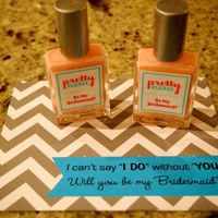 whats some unique ways to ask someone to be your bridesmaid?