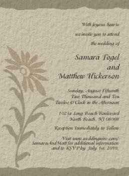 What do your wedding invites look like?