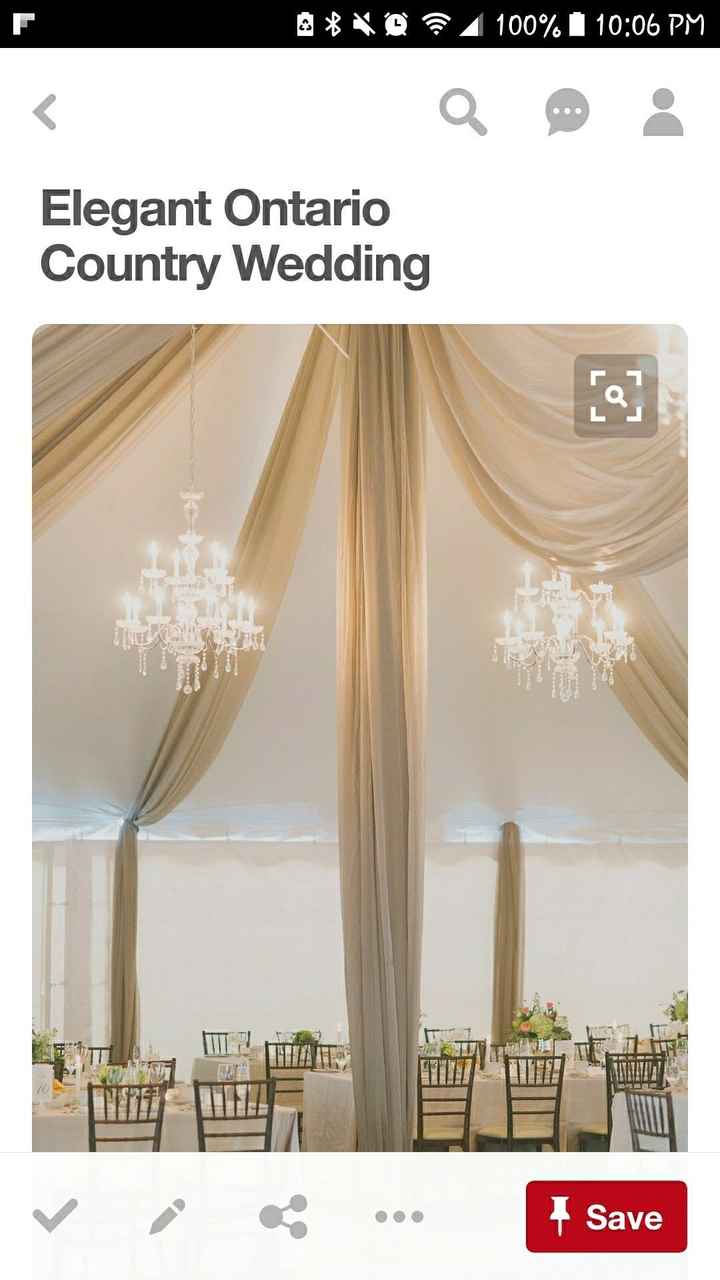 Decorating a 60×40 pole tent