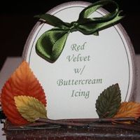 CAKE TABLE CARDS....