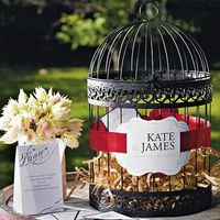 GIFT TABLE BIRDCAGE