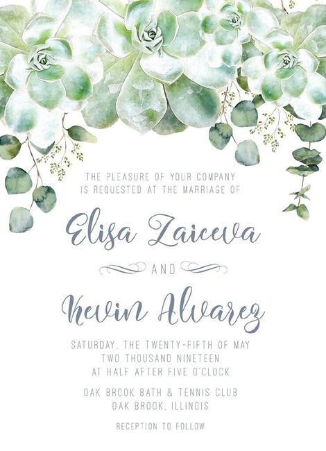 Wedding invitations - 1