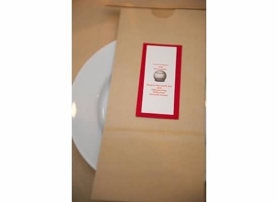 Can you show me your guests candy bar bags or containers