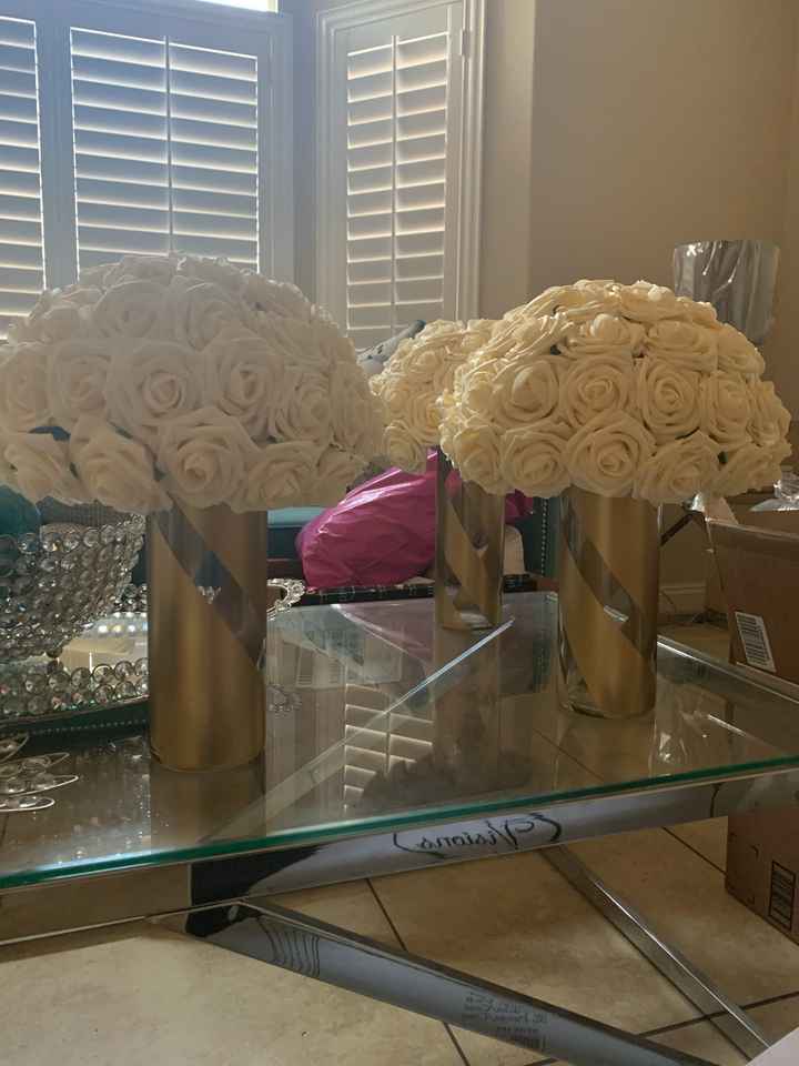 Loving how my centerpieces are turning out - 1