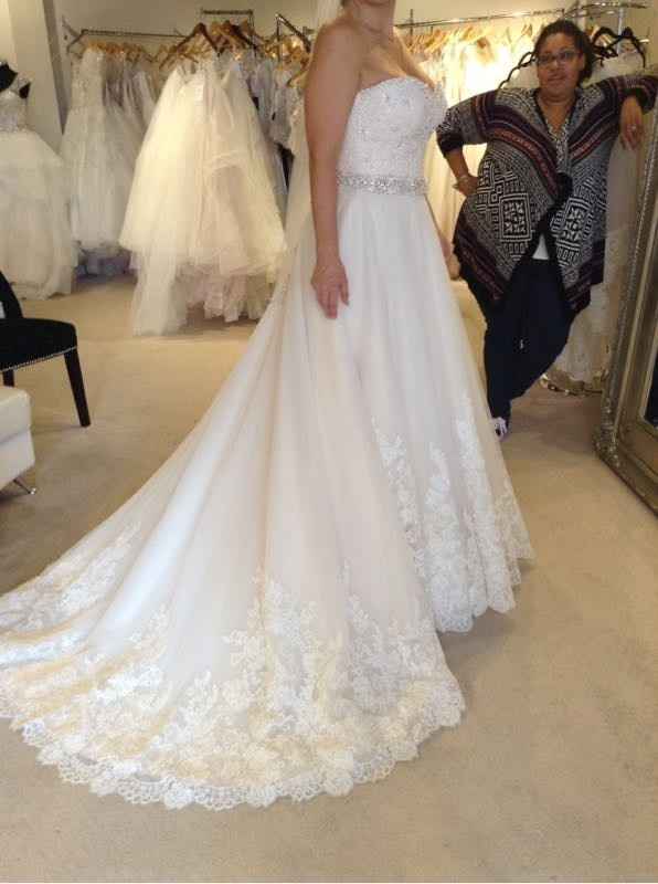 I said yes to the dress!  And a brag on my amazing daughter!