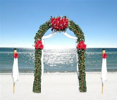 Flower ideas for beach wedding