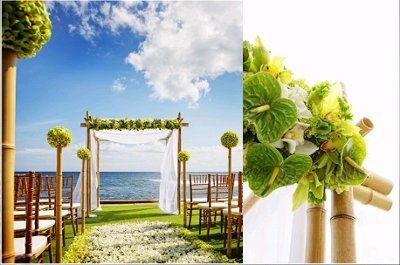 Flower ideas for beach wedding