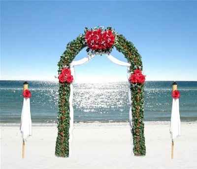 Flower ideas for beach wedding