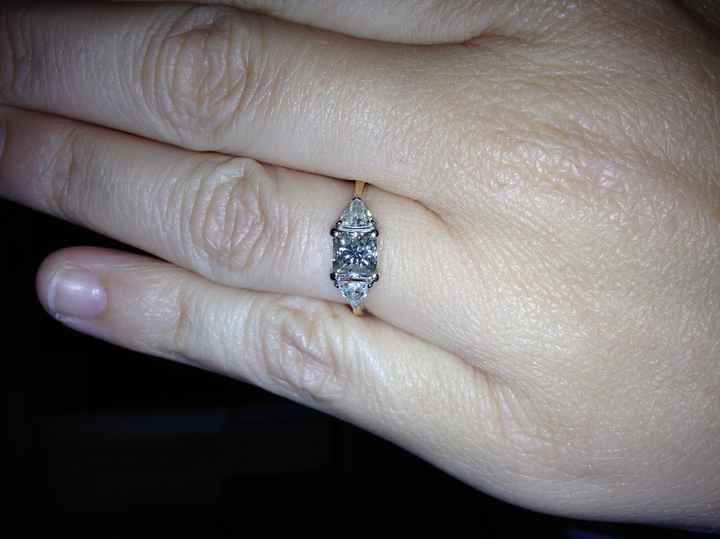 We haven't seen any BLING in a while!  Show off your rings!