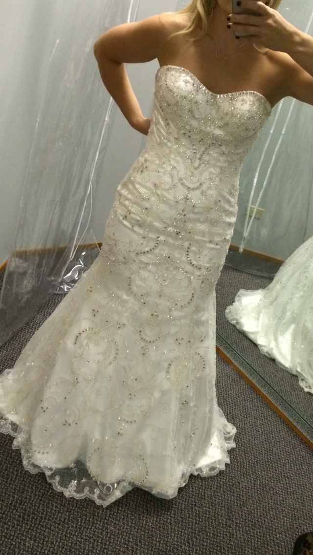I bought a dress!  FINALLY