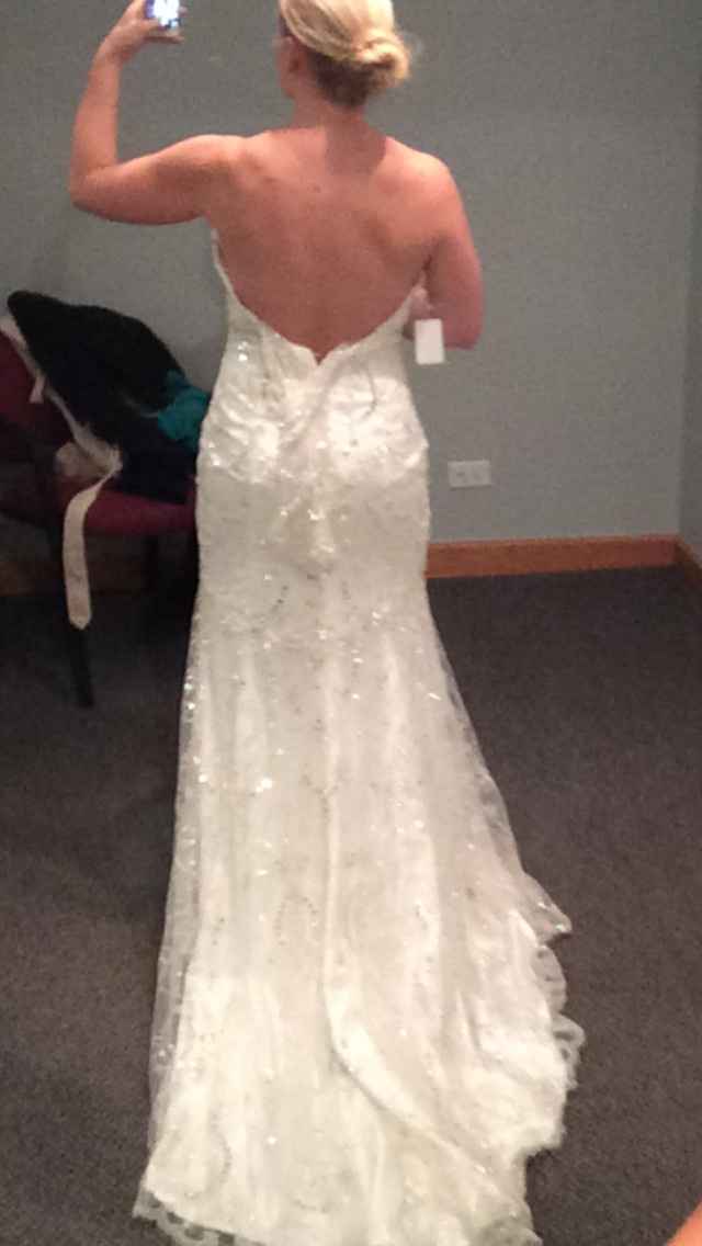 I bought a dress!  FINALLY