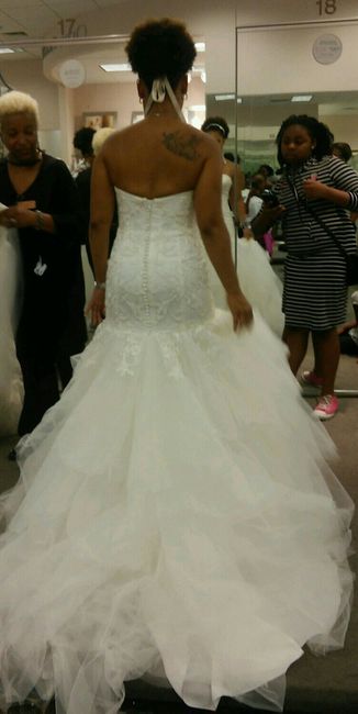 Such an AMAZING FEELING....Saying YES TO THE DRESS!