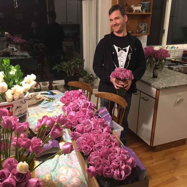 How to save money on Flowers? Has anyone just bought the flowers and arranged them yourself?