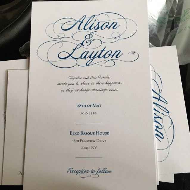 Invitations?