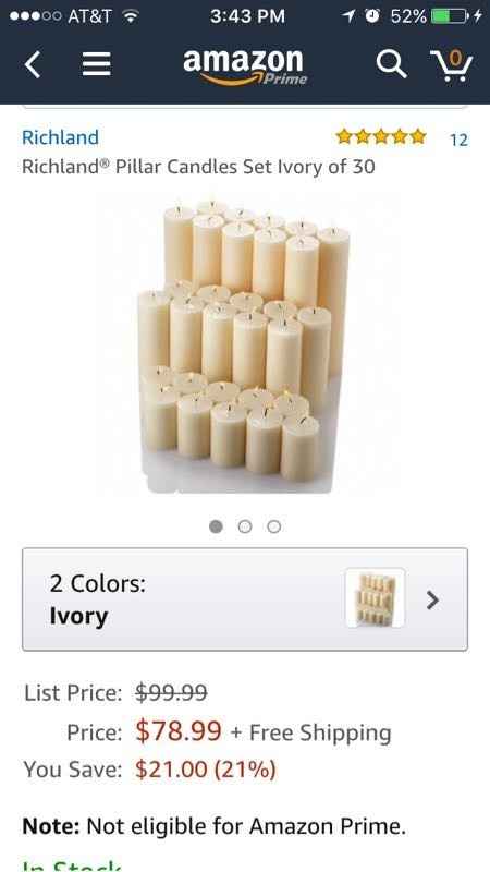 Anyone know where I can get pillar candles in bulk for a reasonable price?