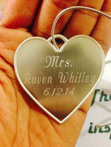 Free keychains for brides-to-be!