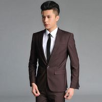 Burgundy suit