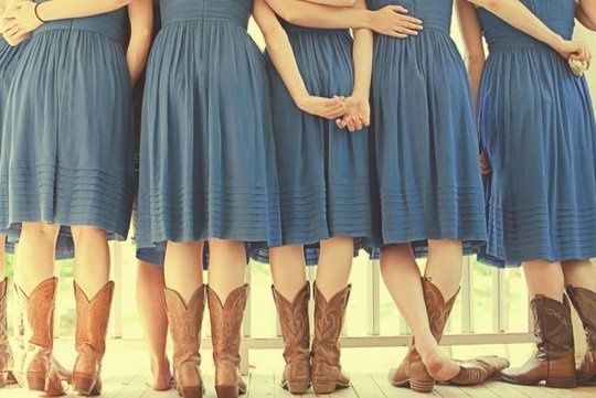 Anyone else doing boots for bridesmaids?