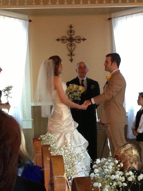 I'm back and married as Mrs. Hayes!!! :)