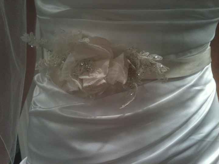 UPDATE on Wedding Sash and Veil!!!