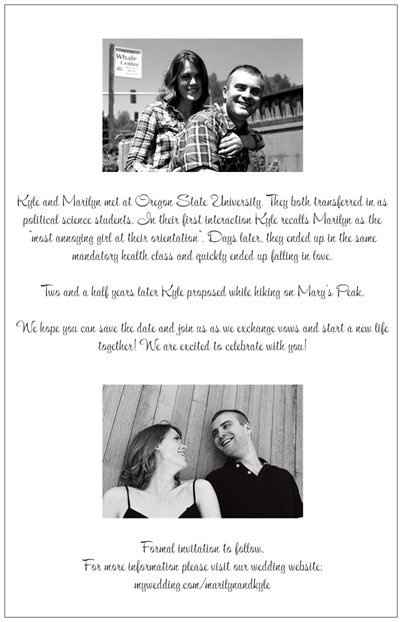 My DIY Save-the-Dates