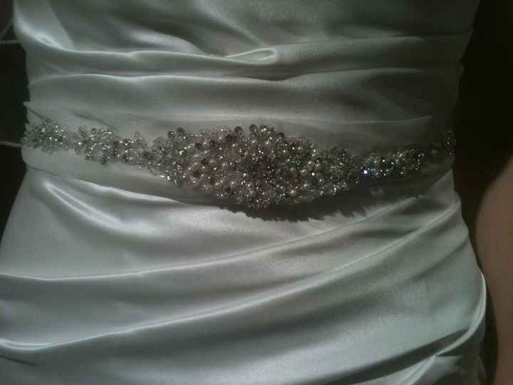 Cheap Wedding Belt and Veil... UPDATE with pictures on Page 2!! :)