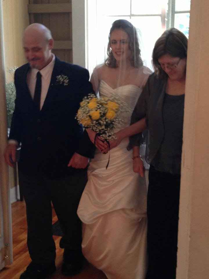 I'm back and married as Mrs. Hayes!!! :)