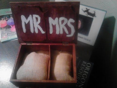 DIY Flower Basket, Ring Bearer Box and Cones for Pew Ends