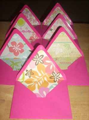 DIY Invitation Liners (tutorial link provided)